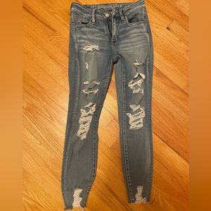 AE Denim X High Waisted Jeggings